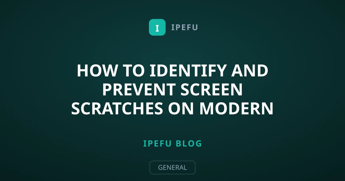 How to Identify and Prevent Screen Scratches on Modern Smartphones